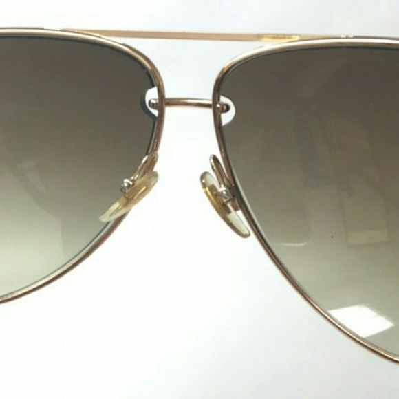 Gucci Chain Link Women Aviation Sunglasses & Case - Picture 6 of 8